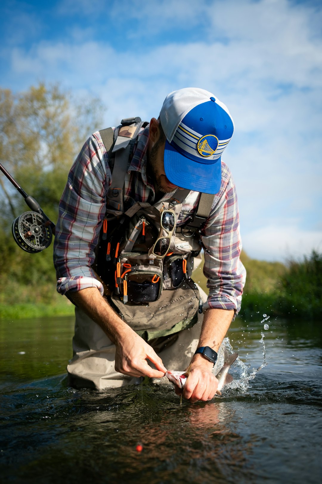Fly fishing in Mörrumsån River